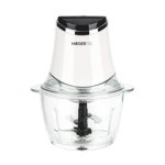 Zerkleinerer Haeger CH-30W.007A 1,2 L 300 W Glas Edelstahl 2 Stufen