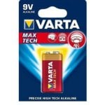 Batterie Varta 9V Alkaline 1 Stuck Orange Rot Prismatic