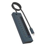 Hub ICY BOX 10 ports 10 Gbit/s IB-HUB1450-C31 aluminium antracite 20W