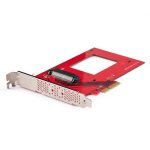 Adaptador StarTech.com U.3 a PCIe 4.0 x4 para SSDs NVMe de 2.5"