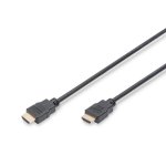 Cable HDMI Digitus High Speed 3 m Ethernet 3D Connecteurs Or