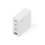 Carregador Digitus GaN 140W 3x USB-C 1x USB-A Suporte Pratico