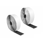 Cinta de gancho y lazo Delock autoadhesiva 10 m x 50 mm negro