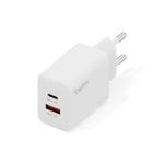 Carregador Digitus GaN 30 W 1x USB-C 1x USB-A Compacto Universal
