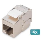Módulo Keystone Digitus DN-93615-S-4 CAT 6A Blindado Sem Ferramentas