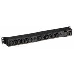 Multiprise Eaton EFLX12I 13 prises Monophasée 1U Montage Rack Noir