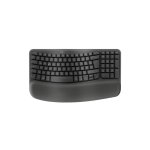 Tastatur Logitech 920-012283 Membran kabellos Fullsize Bluetooth RF QWERTZ Graphite