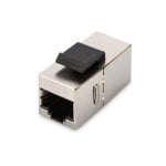 Acoupleur Digitus CAT 6 Classe E Blindé RJ-45 2 Ports ABS Cuivre Or