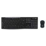 Teclado Logitech MK270 inalámbrico completo con ratón y receptor nano USB