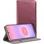 Funda COOL Flip Cover Liso Burgundy Couro sintético Roxo para Samsung A376 Galaxy A37 5G
