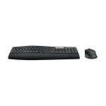 Teclado Logitech MK850 Performance sem fios QWERTZ com rato e apoio de pulso