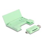 Lecteur de cartes DeLOCK 91015 USB 3.2 Gen 1 Menthe