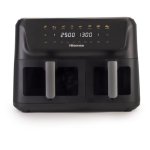 Airfryer Hisense HAF2700DCD Dubbele Mand 11L 2700W 8 Programma's Dubbele Verwarming