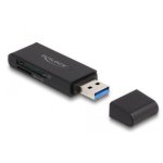 Lecteur de cartes Delock SuperSpeed USB 5 Gbps pour SD et Micro SD