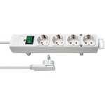 Regleta Brennenstuhl 1153120100 4 Tomas con Interruptor y Cable 2 m Blanco