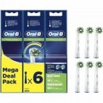 Recambio para Cepillo Oral-B CrossAction Pack 6 Unidades CleanMaximiser
