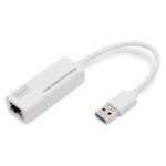 Digitus USB 3.0 Gigabit Ethernet Adapter Weiß