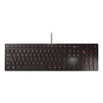 Tastiera Cherry KC 6000 Slim cablata USB QWERTZ completa nera