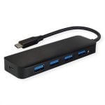 Hub Value 5 Ports 5000 Mbit/s USB 3.2 Gen 1 14.99.5039 Aluminium Schwarz