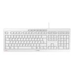 Clavier Cherry Stream complet QWERTZ blanc avec touches multimédia USB