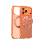 Torras Funda Para Iphone 17 Pro Max – Carcasa Con Magsafe Y Soporte Giratorio O3 Air Naranja Cósmico, Protección Y Ajuste Preciso