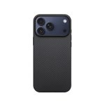 Pitaka Funda Para Iphone 17 Pro Max – Carcasa De Fibra De Aramida Ultraguard Negro/gris, Protección Resistente Y Ajuste Preciso