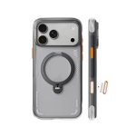 Torras Funda Para Iphone 17 Pro – Carcasa Con Magsafe Y Soporte Giratorio Ostand Q3 Air Negra, Protección Y Ajuste Preciso