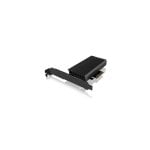Scheda di Interfaccia ICY BOX IB-PCI214M2-HSL PCIe 4.0 M.2 Nero Passivo