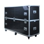 Kimex Flight Case Para Dos Pantallas De Tv 55"-70"
