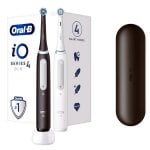 Oszillierende Zahnbürste Braun Oral-B iO Series 4 Duo 6 Modi 2 Bürstenköpfe Drucksensor Timer Etui