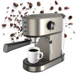 Cafetera Espresso Black & Decker BXCO1350E 1L 20 Bares con vaporizador orientable