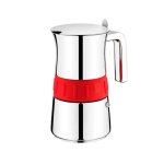 Cafetera Italiana Isogona-Bra Elegance Red 6 Tazas