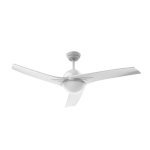 Ventilador de techo Evvo V522 65W 3 aspas 6 velocidades blanco 132 cm