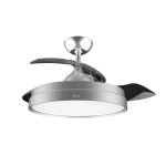 Ventilador de techo Cecotec Evvo V450 Invisible aspas retráctiles luz LED