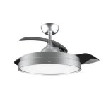 Ventilador de techo Cecotec Evvo V450 Invisible aspas retráctiles luz LED