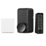 Pack 2 Cerradura Intelligente y Hub SwitchBot Lock Pro +  SwitchBot Keypad Touch + Hub SwitchBot Mini