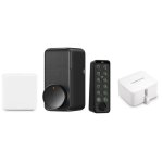 2 Cerraduras Intelligentes y Hub SwitchBot Lock Pro +  SwitchBot Keypad Touch + Hub SwitchBot Mini + 2 Actuador de conmutación SwitchBot Bot