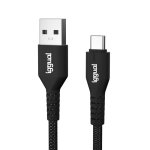 Cable USB IGGUAL IGG320006 USB-A a USB-C 1,8 m USB 2.0 480 Gbit/s Negro