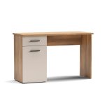 Escritorio Basik Line Elba Mauvella Blanco/natural 72x120x49,8 cm