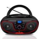 Radio CD Daewoo DW3013 Bluetooth, 5 modos, Pantalla LCD