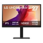 Monitor PC LG 27BA45U-B 27" UltraHD 4K 60Hz IPS HDR10 Regolabile in altezza