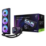 Refrigeração Líquida Asrock Phantom Gaming 360mm 3 Ventoinhas LED LCD