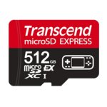 Tarjeta microSD Transcend USD710S 512 GB 900 MB/s Rojo Negro
