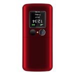 Telefono cellulare Beafon Fold 10 LTE a Conchiglia 2.2" Bluetooth 1000 mAh Nero Rosso