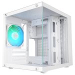 Mars Gaming Mc-cube Caja Pc Microatx Formato Cubo Cristal Templado Argb Blanco