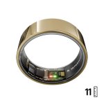 Anneau intelligent Ultrahuman Ring AIR Bluetooth IPX7 Autonomie 6 jours Android iOS Or