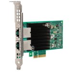 Scheda di Rete Intel X550T2 PCI Express 10Gbps Ethernet Doppia Porta Verde Argento