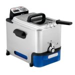Freidora Tradicional Tefal Oleoclean Pro Inox & Design FR8040 3,5L 2300W con Filtro y Temporizador