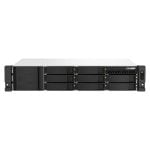 NAS en rack Qnap 8 bahías 8GB DDR4 Intel Celeron Dual 2.5GbE HDMI PCIe Turbo System