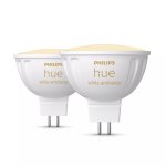 Bombilla inteligente Philips Hue White ambiance MR16 pacote de 2